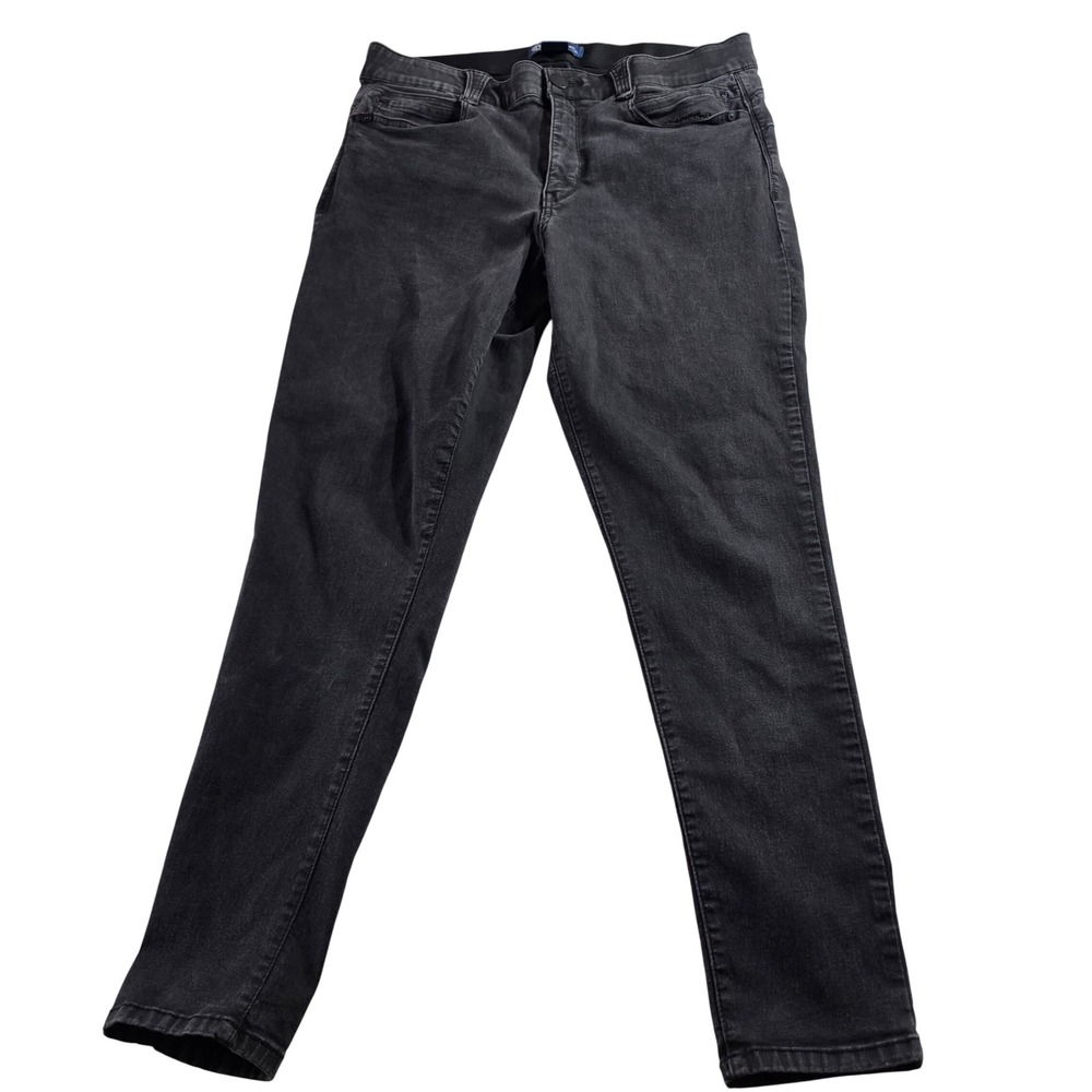Democracy Ab-solution Skinny Jeans Washed Black High Rise B1105VXSL Size 16